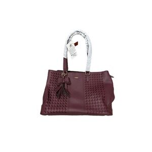 Elegant Burgundy Handbag
